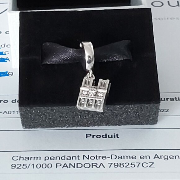 Authentic PANDORA Sterling Silver Country Edition Notre Dame de Paris 798257CZ - Picture 1 of 9
